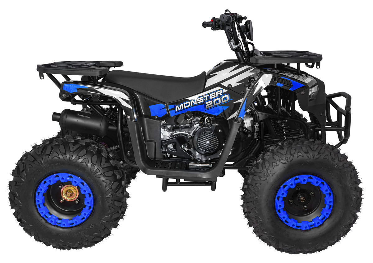 Quad na benzin MONSTER 200CC - plavi