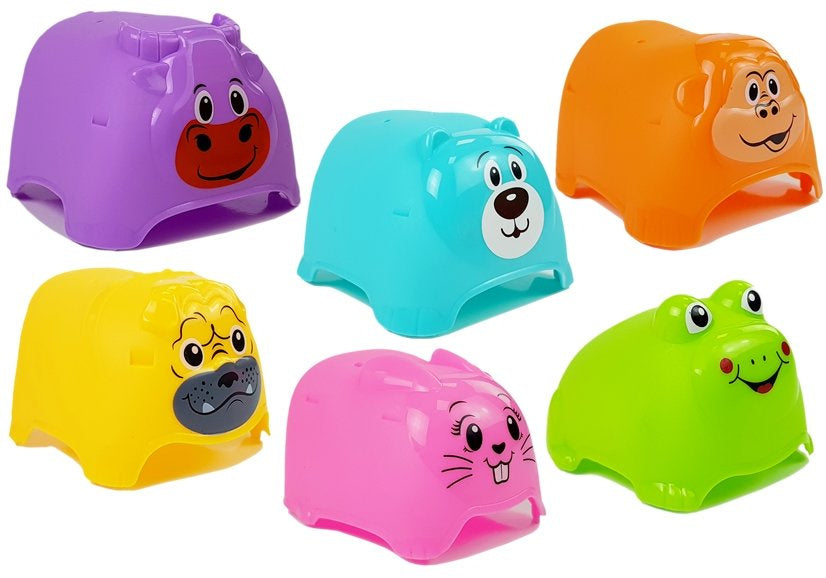 Piramida za slaganje za bebu Animals Cups