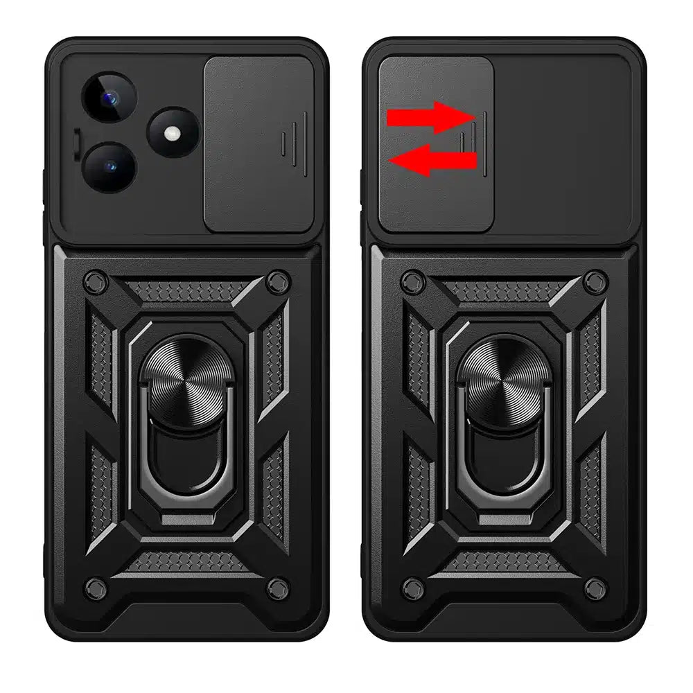 Techsuit – serija CamShield zaštitna maskica za Xiaomi Redmi Note 13 Pro 5G / Poco X6 - crna