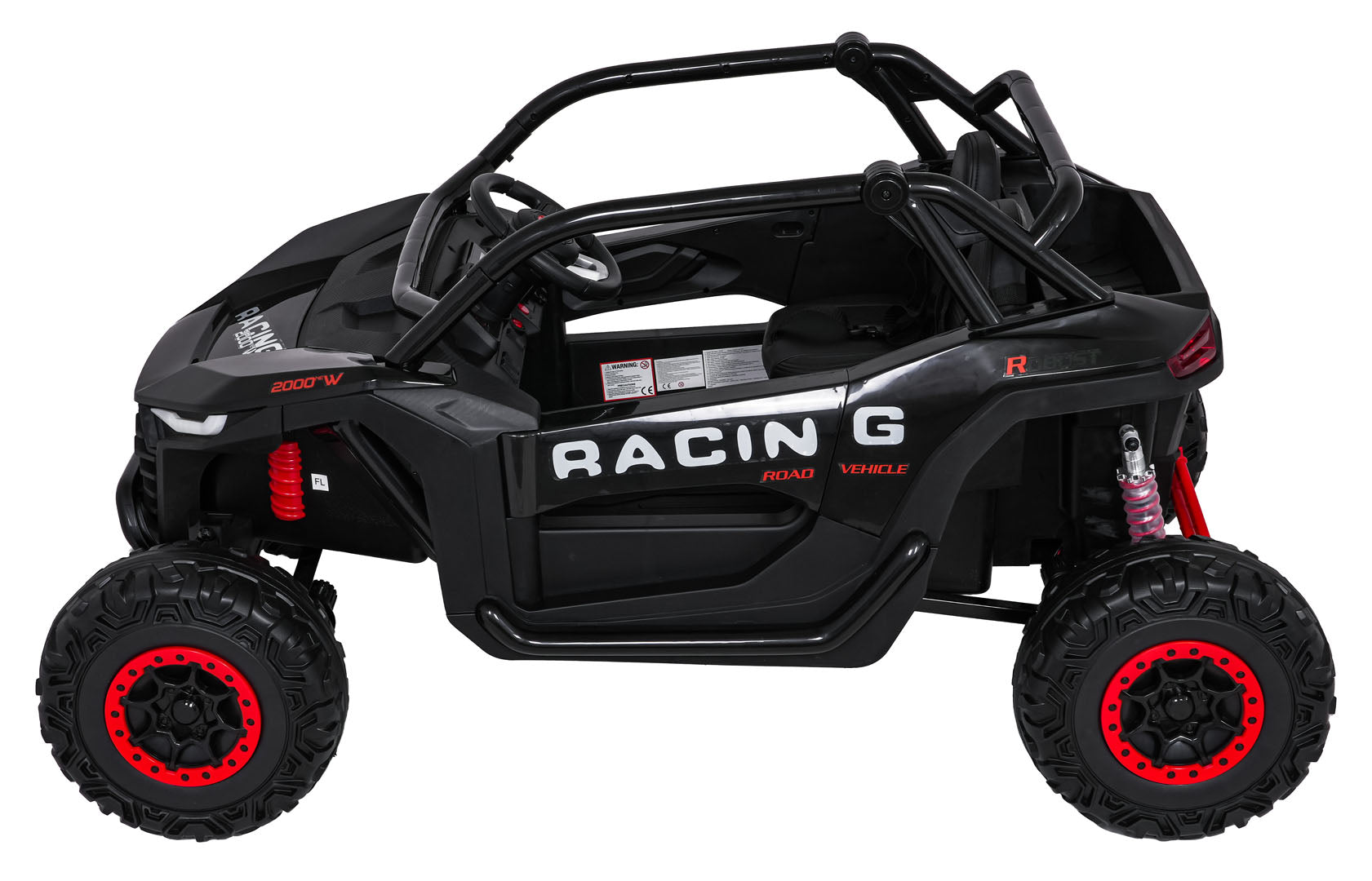 Buggy na akumulator RACING Road 2000 4x4 - dvosjed - crni