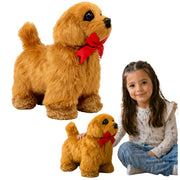 Interactive Remote Controlled Dog Moves Barks Brown
