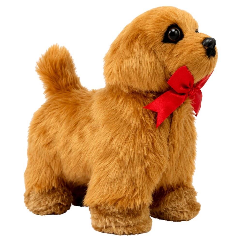 Interactive Remote Controlled Dog Moves Barks Brown
