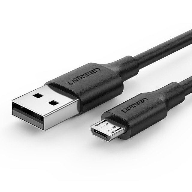 Ugreen 60134 USB kabel USB 2.0 0,25 m USB A Micro-USB A 0,48 Gbit/s Crno
