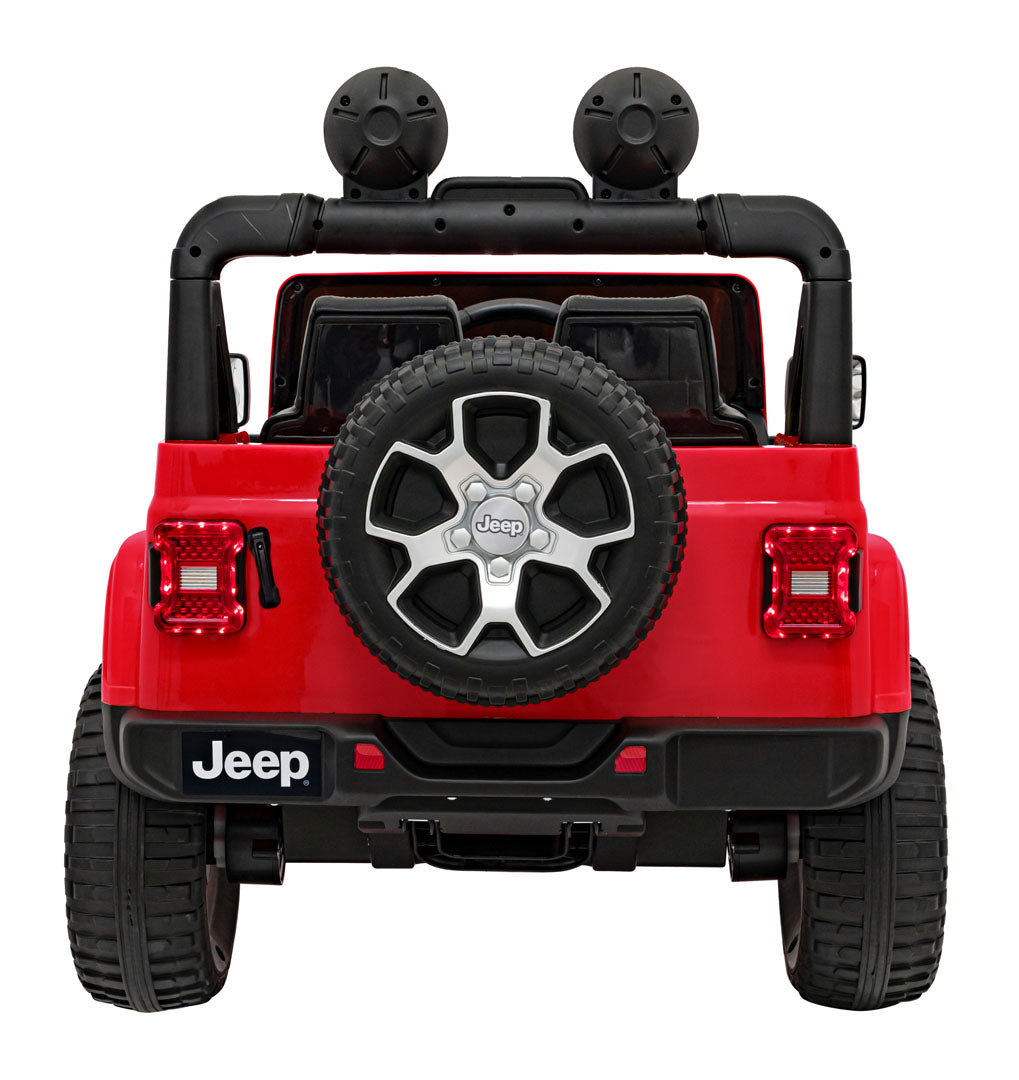 Licencirani auto na akumulator Jeep Wrangler Rubicon 4x4 - crveni