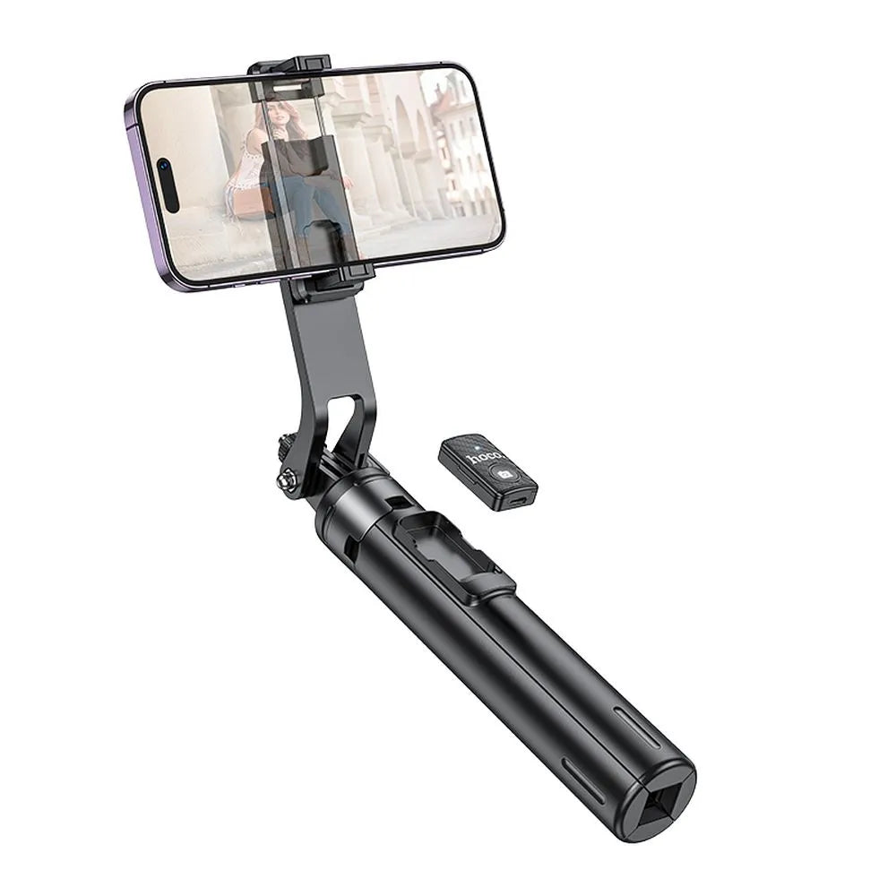 HOCO selfie stick s bežičnim daljinskim upravljačem i stativom K21 fekete