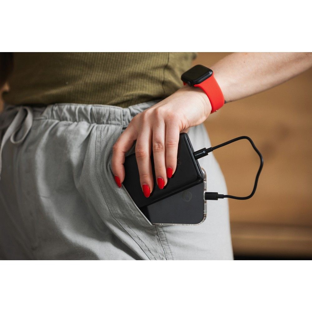 USB C na USB C kabel Forcell F-Energy QC4.0 PD 3A 60W 25 cm crni