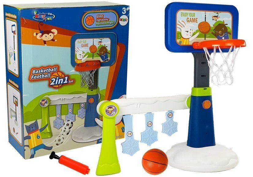 Podesivi koš za igru 99 - 125 cm s brojevima