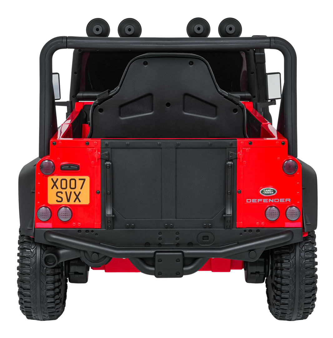 Licencirani auto na akumulator Land Rover Defender 110 SVX Concept - crveni
