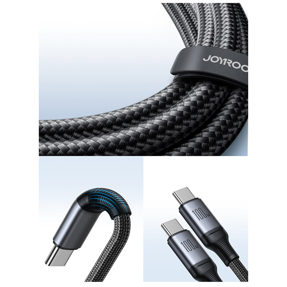 JoyRoom - Kabel za punjenje serije Speedy (SA21-1T2) - Type-C do 2x USB-C- brzo punjenje-100 W- 150 cm - crni