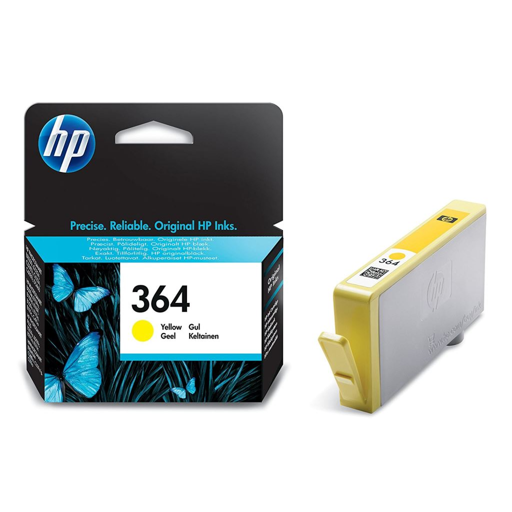HP 364 Yellow Original Ink Cartridge spremnik s tintom 1 kom Standardni prinos Žuto