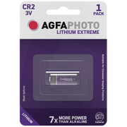 AgfaPhoto Baterija litijska CR2, 3V, blister pak. 1 komad - CR2 B1