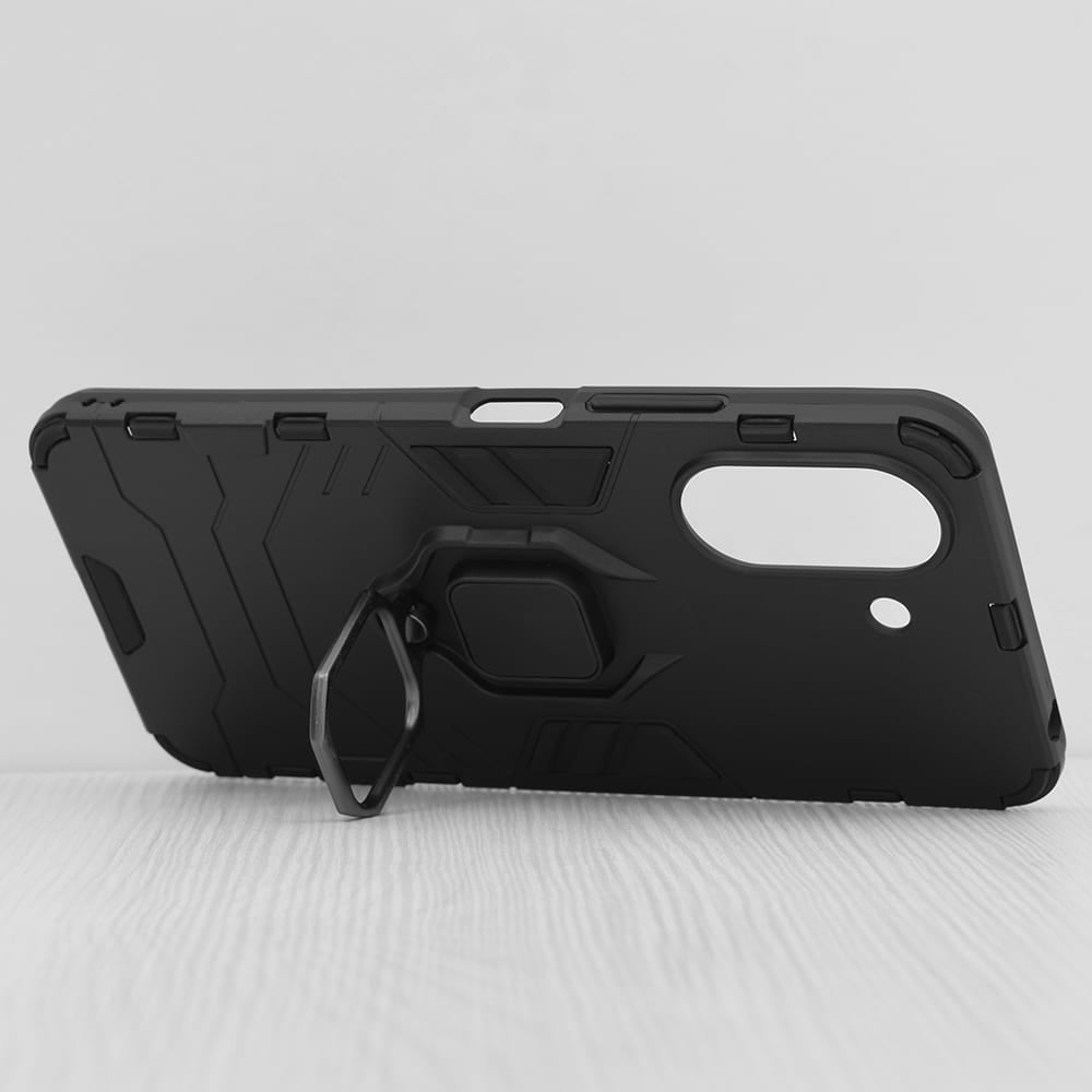 Techsuit Silicone Shield maska za Xiaomi Redmi 13C 4G / Poco C65-crna