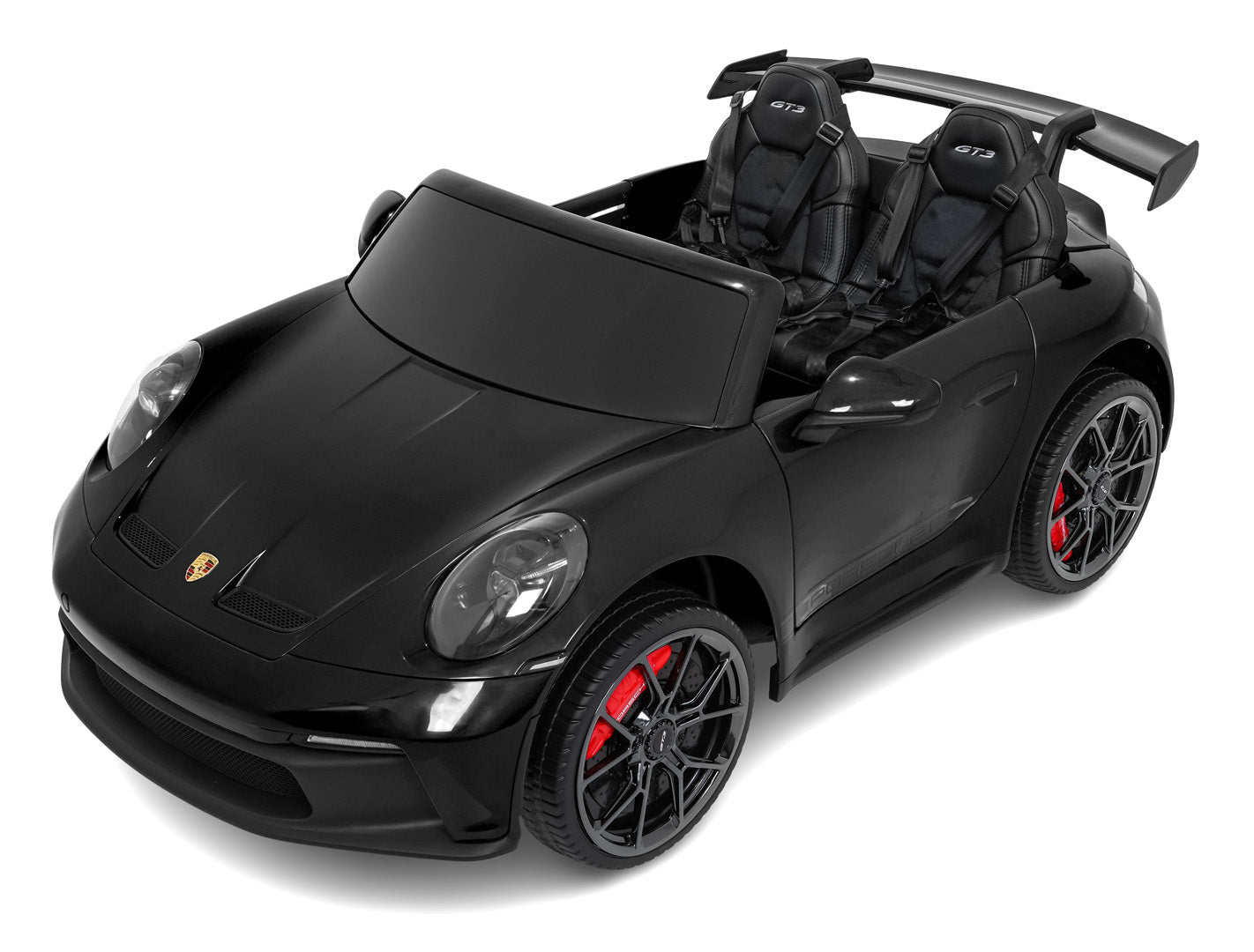 Licencirani auto na akumulator Porsche 911 GT3 4x4 STRONG - dvosjed - crni
