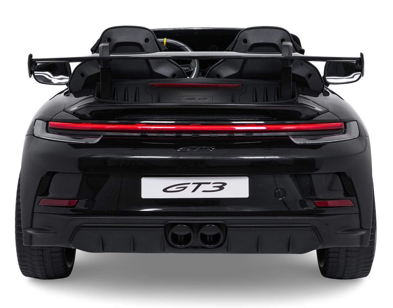 Licencirani auto na akumulator Porsche 911 GT3 4x4 STRONG - dvosjed - crni