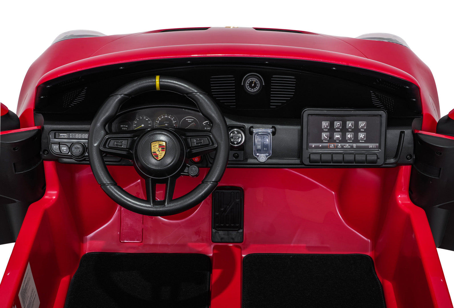 Licencirani auto na akumulator Porsche 911 GT3 4x4 STRONG - dvosjed - crveni