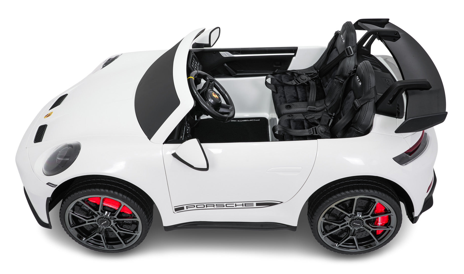 Licencirani auto na akumulator Porsche 911 GT3 4x4 STRONG - dvosjed - bijeli
