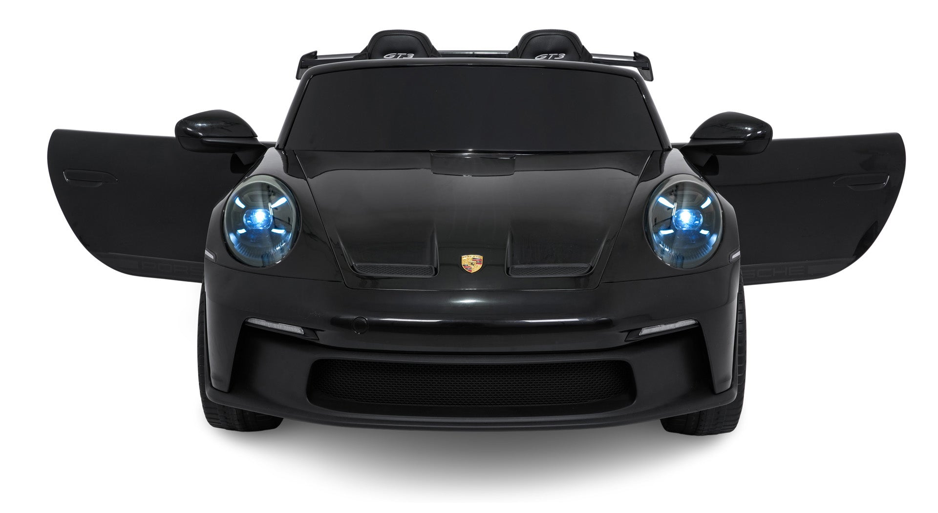Licencirani auto na akumulator Porsche 911 GT3 STRONG MP4 - dvosjed - crni