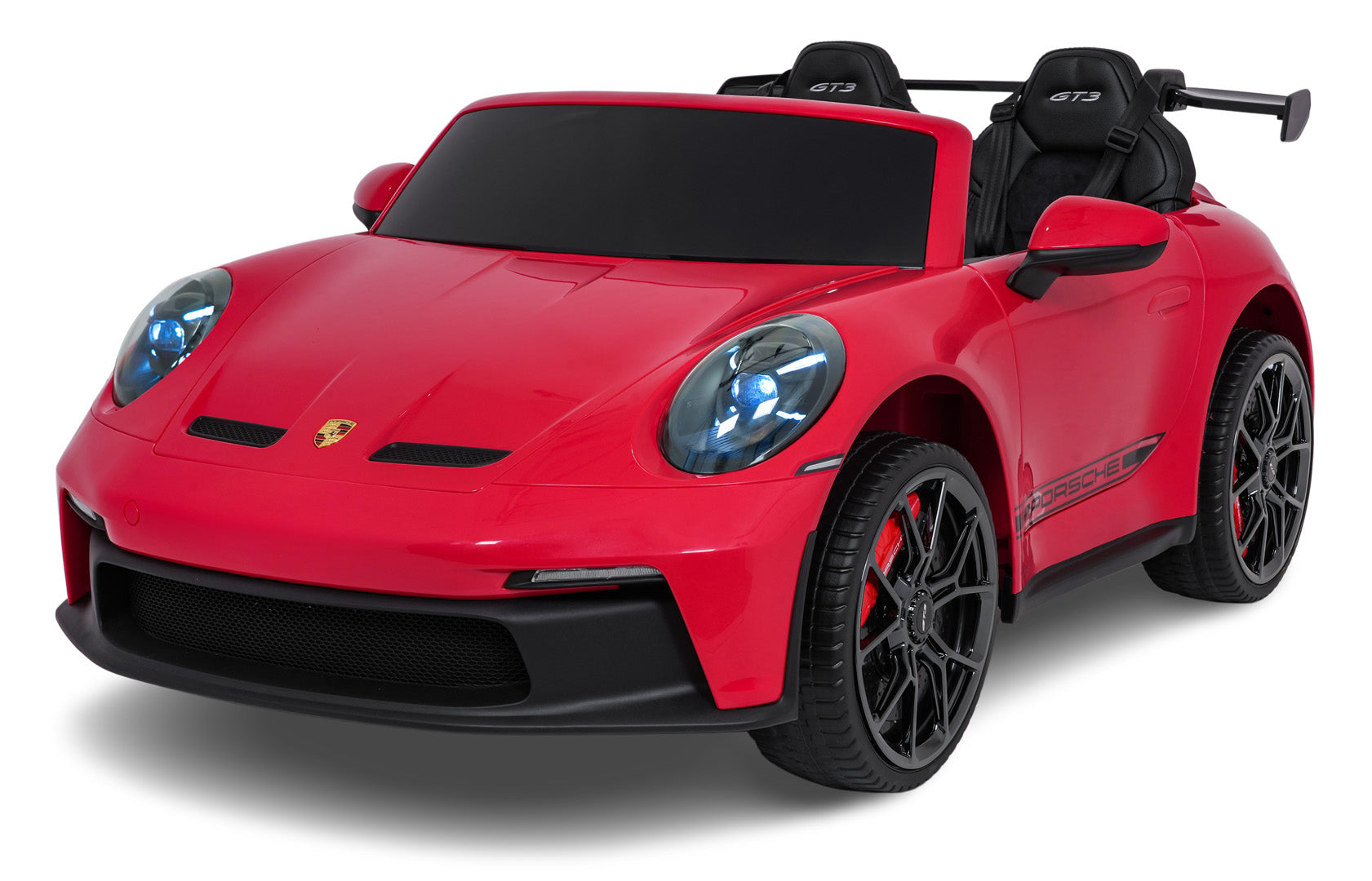 Licencirani auto na akumulator Porsche 911 GT3 4x4 STRONG MP4 - dvosjed - crveni