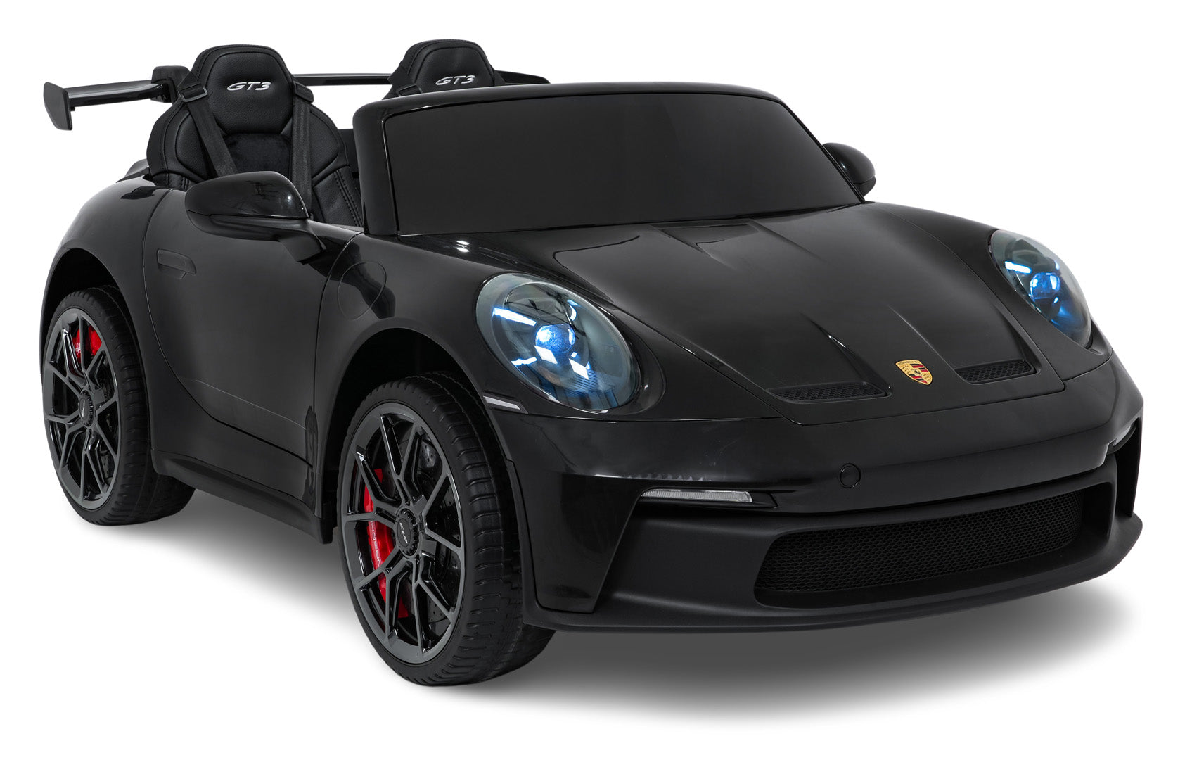 Licencirani auto na akumulator Porsche 911 GT3 4x4 STRONG MP4 - dvosjed - crni