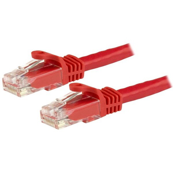 StarTech.com N6PATC7MRD kabel za umrežavanje Crveno 7 m Cat6 U/UTP (UTP)