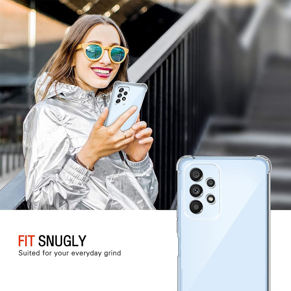 Techsuit Shockproof Clear Silicone prozirna maskica otporna na udarce za Samsung Galaxy A53 5G