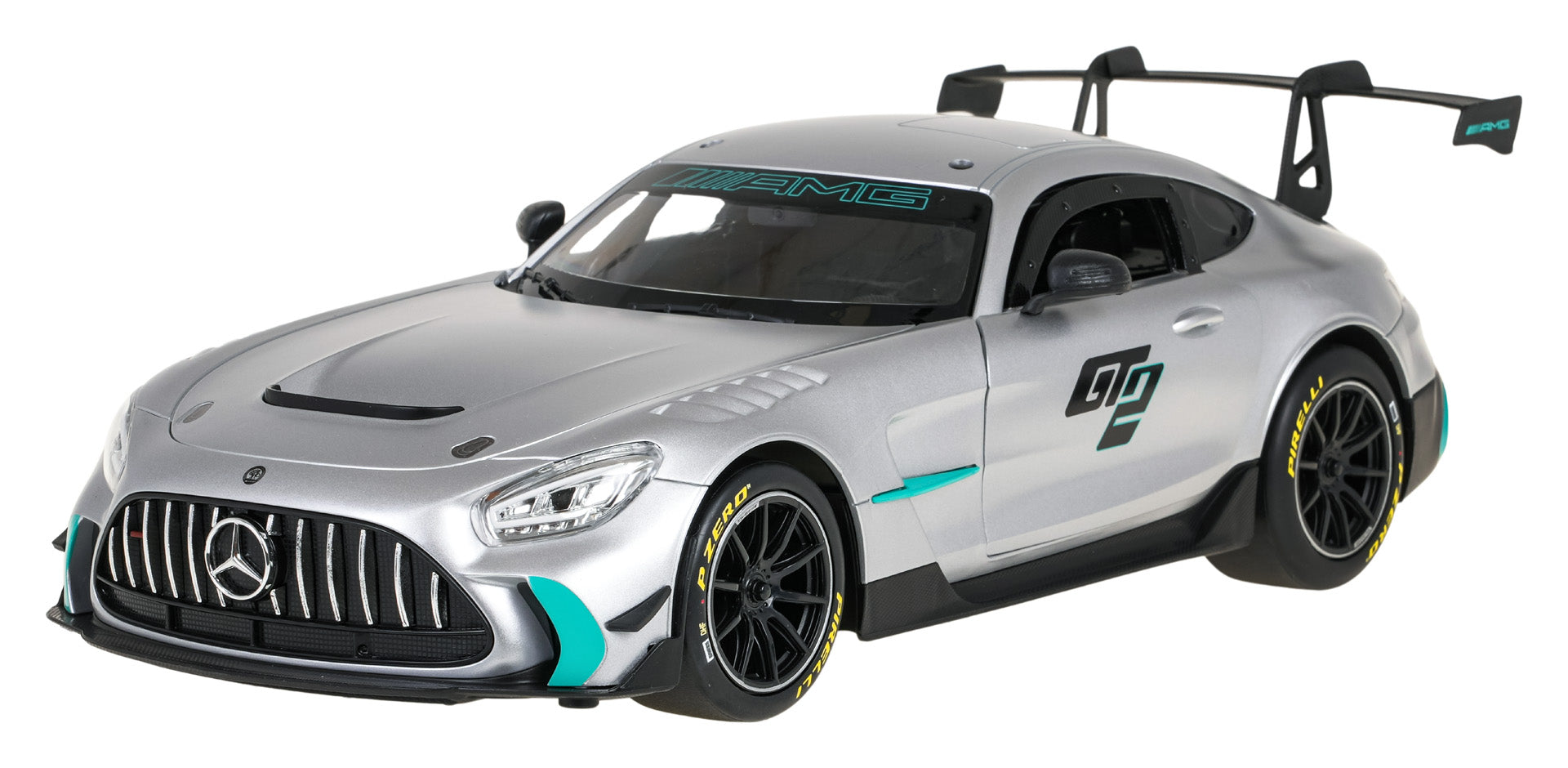 Licencirani auto na daljinsko upravljanje  1:14 Mercedes-AMG GT2 RASTAR - sivi