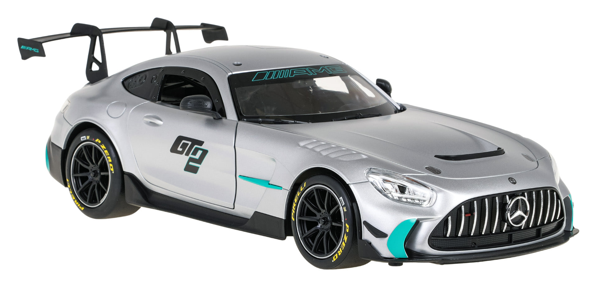 Licencirani auto na daljinsko upravljanje  1:14 Mercedes-AMG GT2 RASTAR - sivi