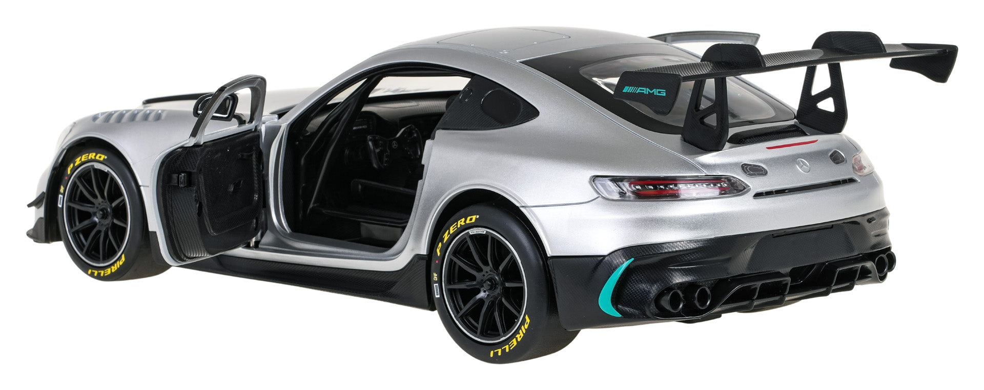 Licencirani auto na daljinsko upravljanje  1:14 Mercedes-AMG GT2 RASTAR - sivi