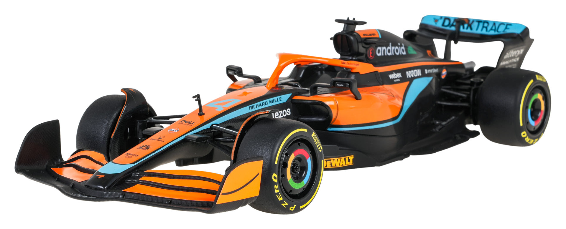 Licencirana metalna formula na daljinsko upravljanje 1:24 McLaren F1 MCL36 RASTAR - narančasta