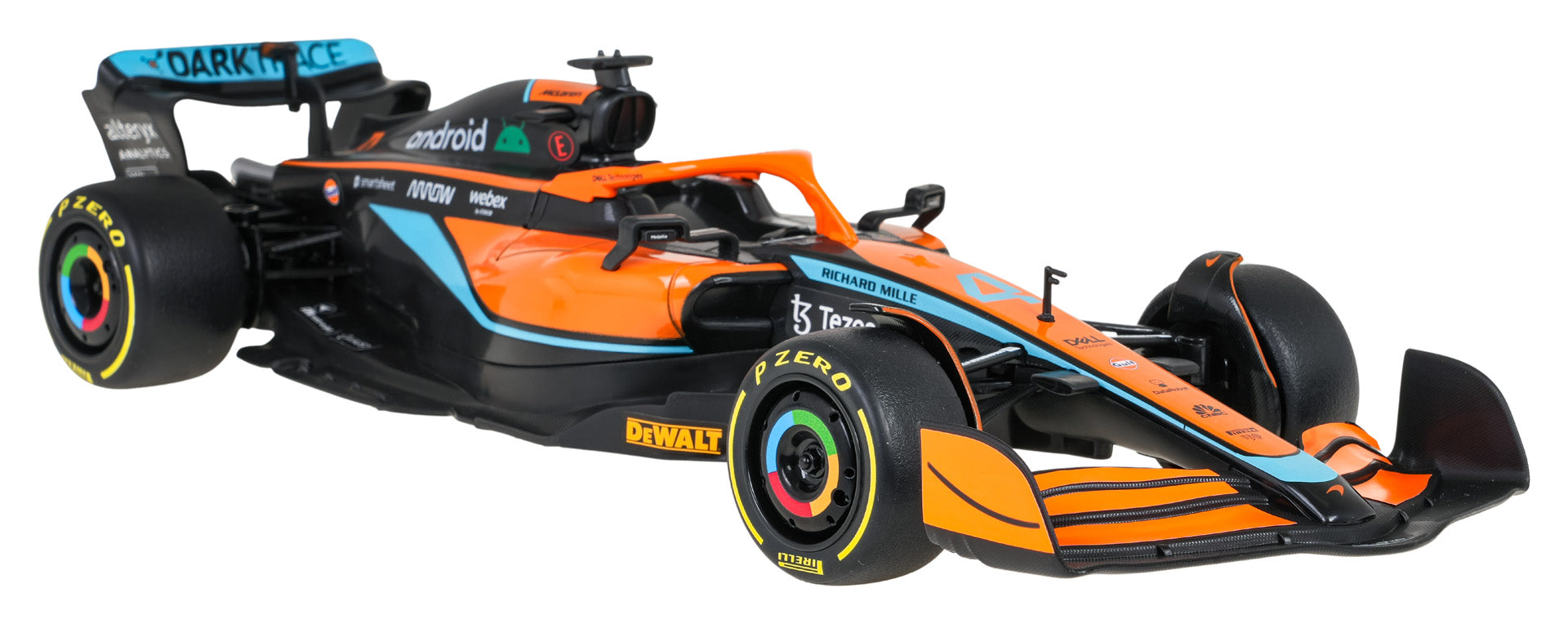 Licencirana metalna formula na daljinsko upravljanje 1:24 McLaren F1 MCL36 RASTAR - narančasta