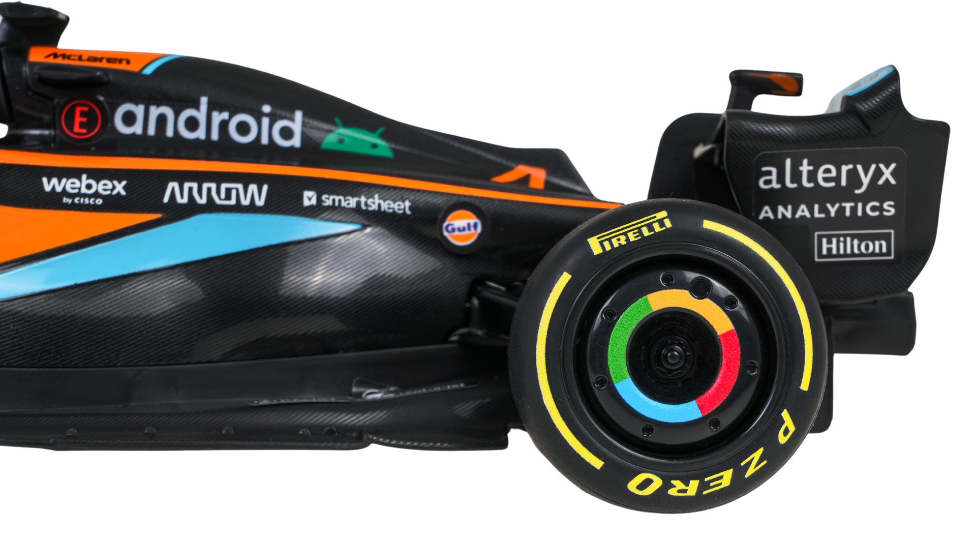 Licencirana metalna formula na daljinsko upravljanje 1:24 McLaren F1 MCL36 RASTAR - narančasta