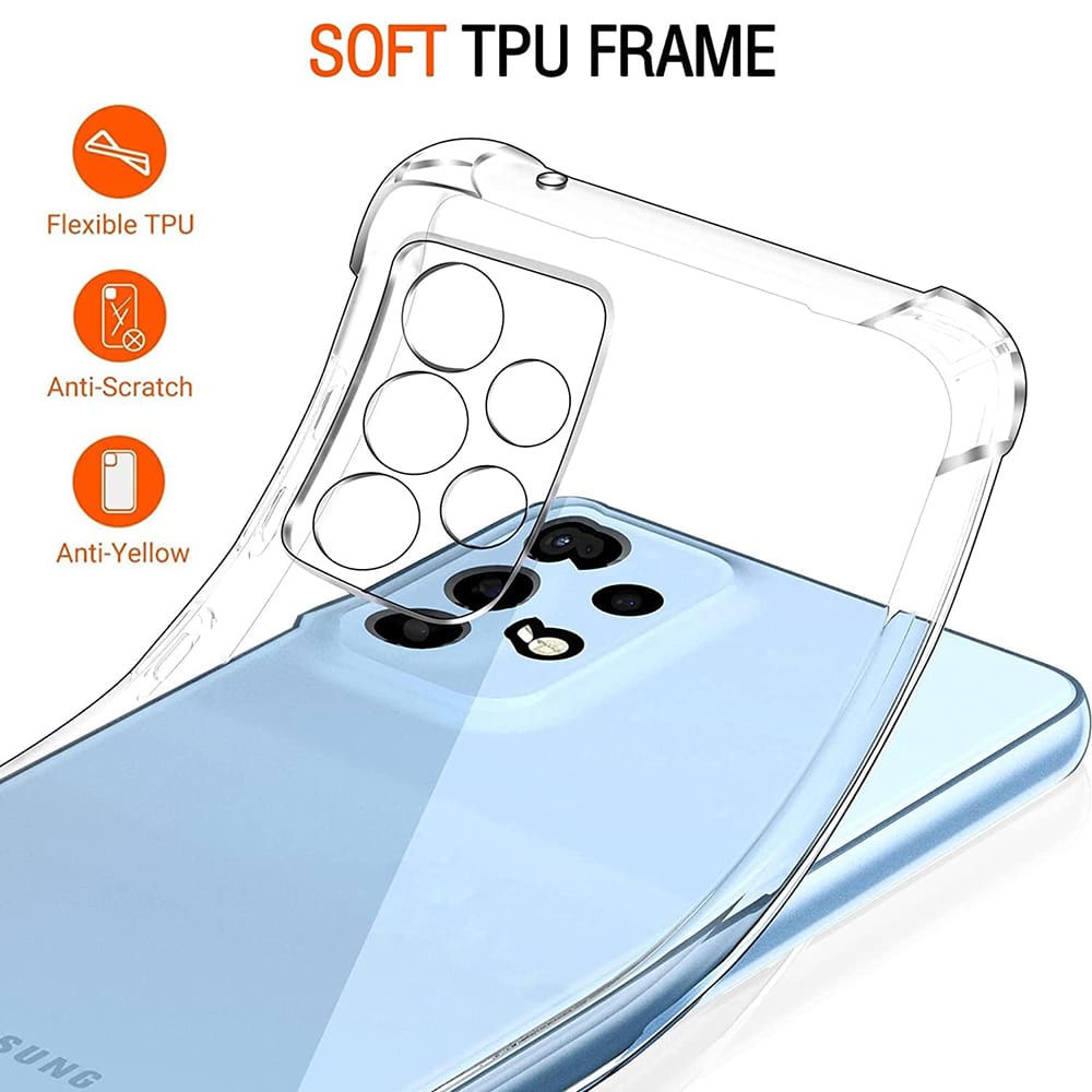 Techsuit Shockproof Clear Silicone prozirna maskica otporna na udarce za Samsung Galaxy A33 5G