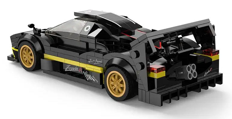 Licencirani auto na daljinsko upravljanje  i sastavljanje 1:28 Pagani Zonda RASTAR - crni