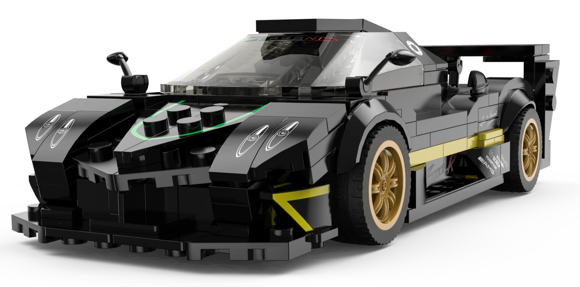 Licencirani auto na daljinsko upravljanje  i sastavljanje 1:28 Pagani Zonda RASTAR - crni