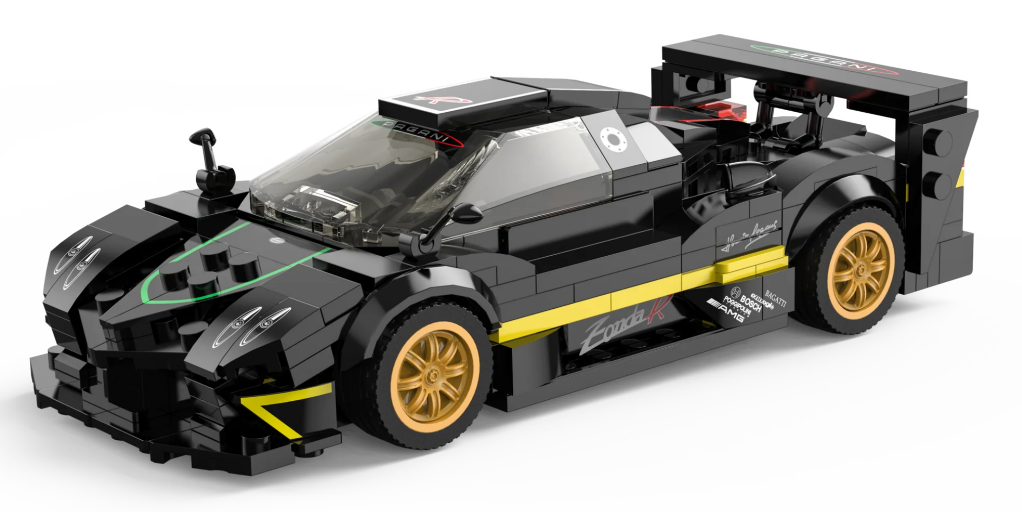 Licencirani auto na daljinsko upravljanje  i sastavljanje 1:28 Pagani Zonda RASTAR - crni