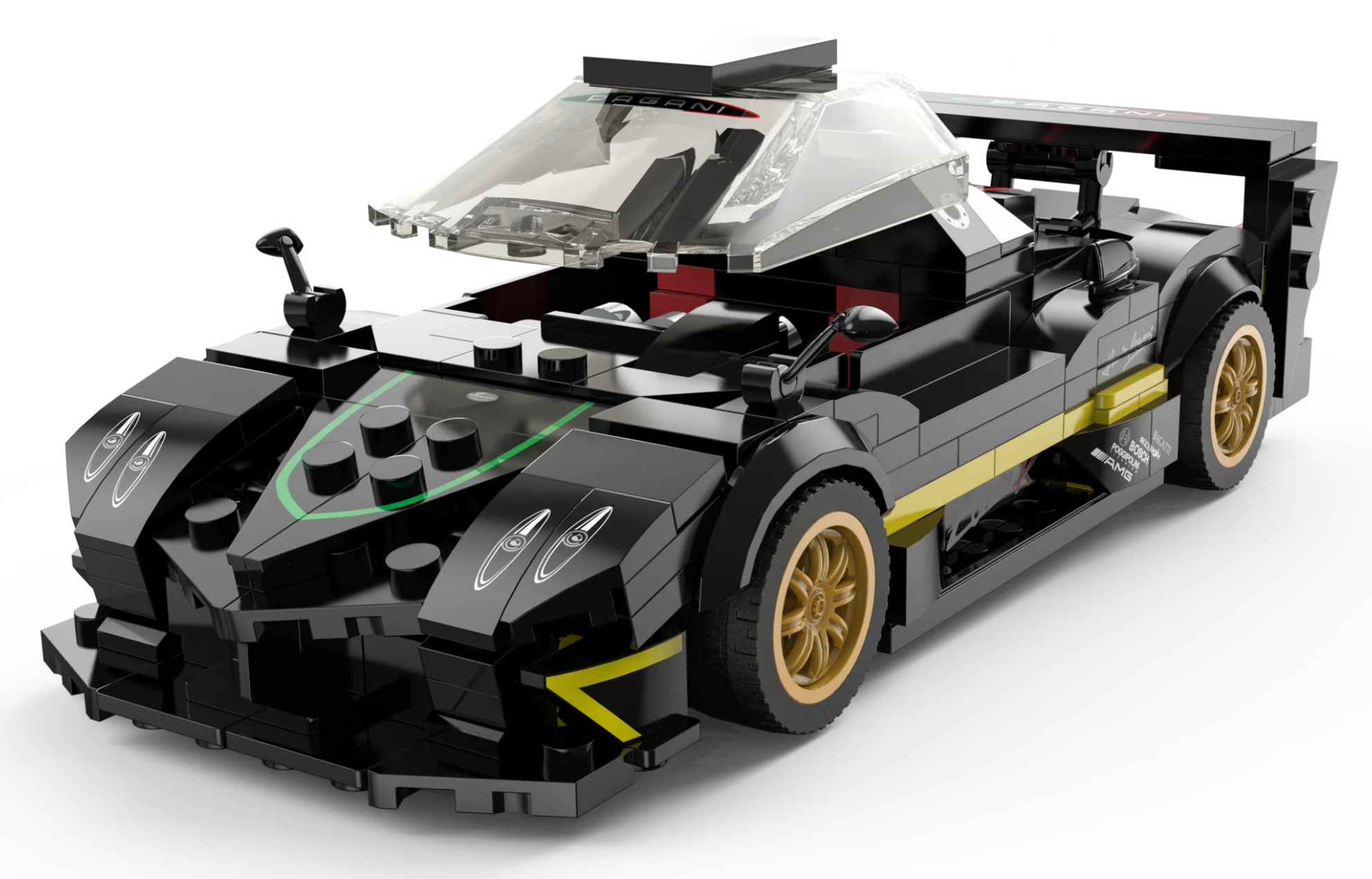 Licencirani auto na daljinsko upravljanje  i sastavljanje 1:28 Pagani Zonda RASTAR - crni