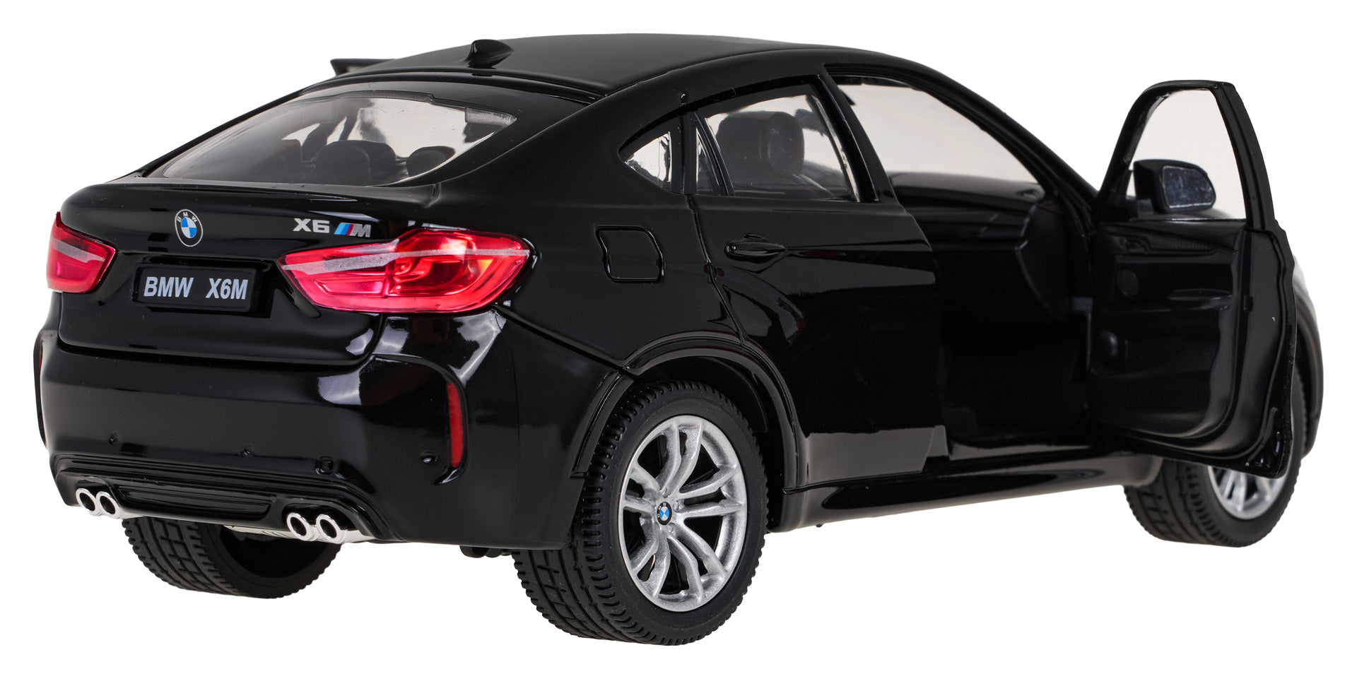Licencirani metalni auto na daljinsko upravljanje 1:24 BMW X6M RASTAR - crni