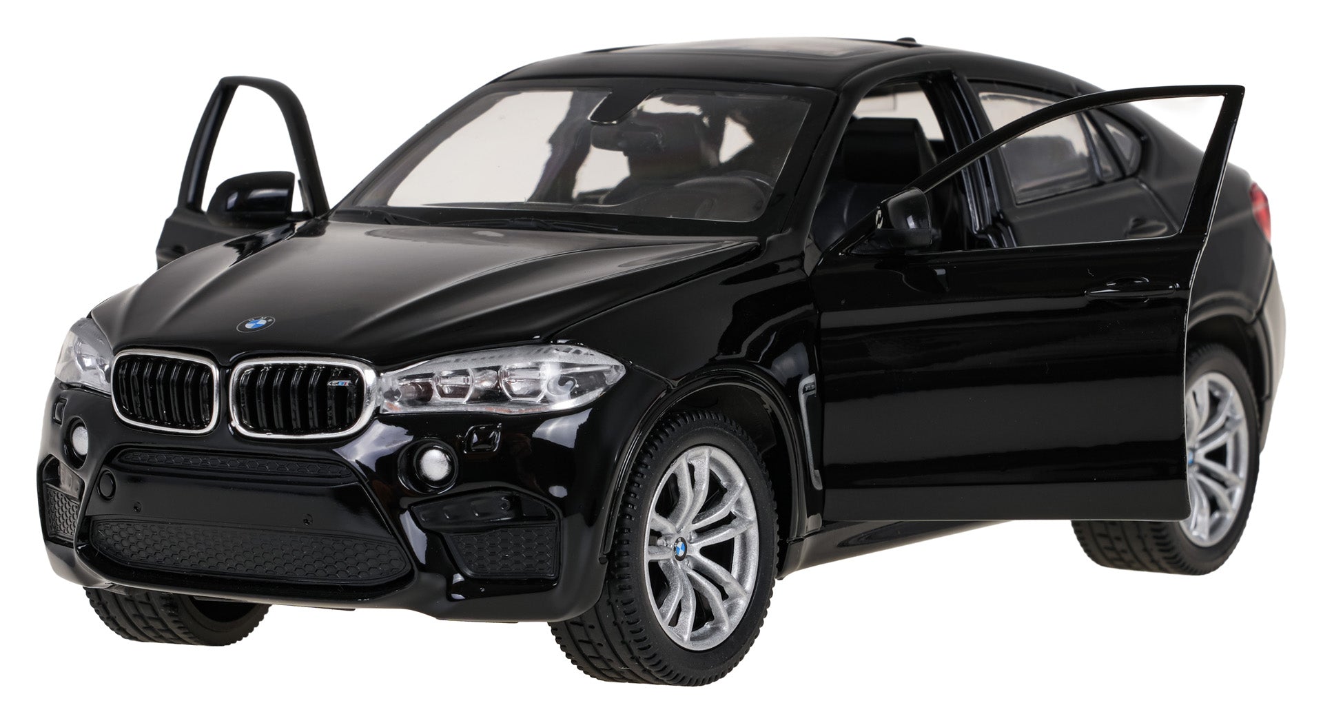 Licencirani metalni auto na daljinsko upravljanje 1:24 BMW X6M RASTAR - crni