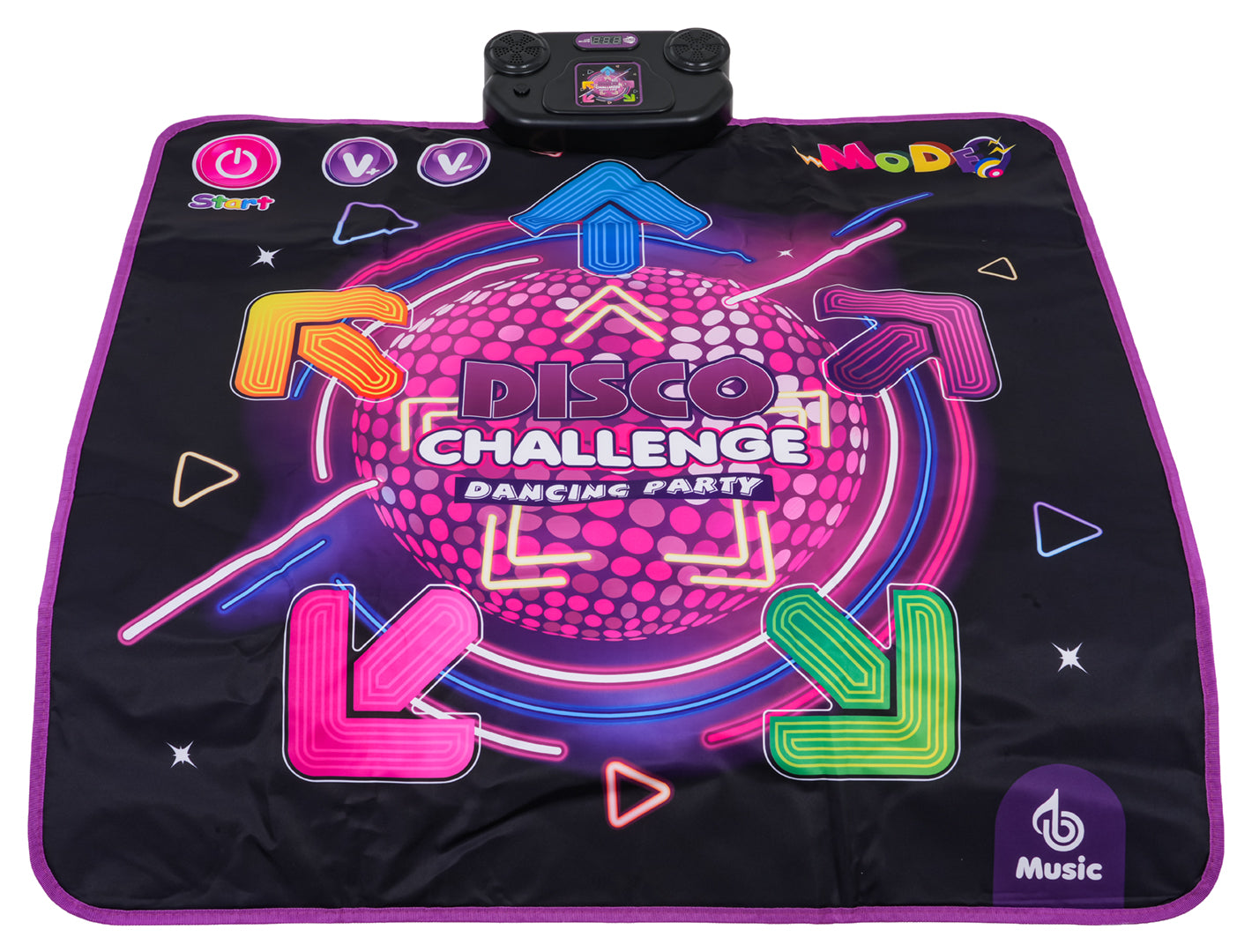 Plesna podloga DISCO Challenge - ljubičasto/crna