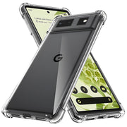Silikonska futrola s ojačanim rubovima za Google Pixel 6 - Prozirna KP29951