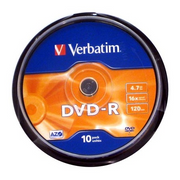 Verbatim DVD-R Matt Silver 4,7 GB 10 kom