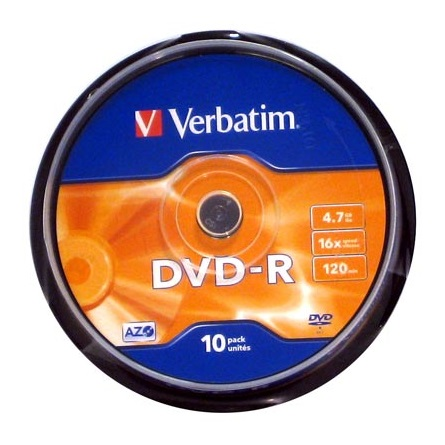 Verbatim DVD-R Matt Silver 4,7 GB 10 kom