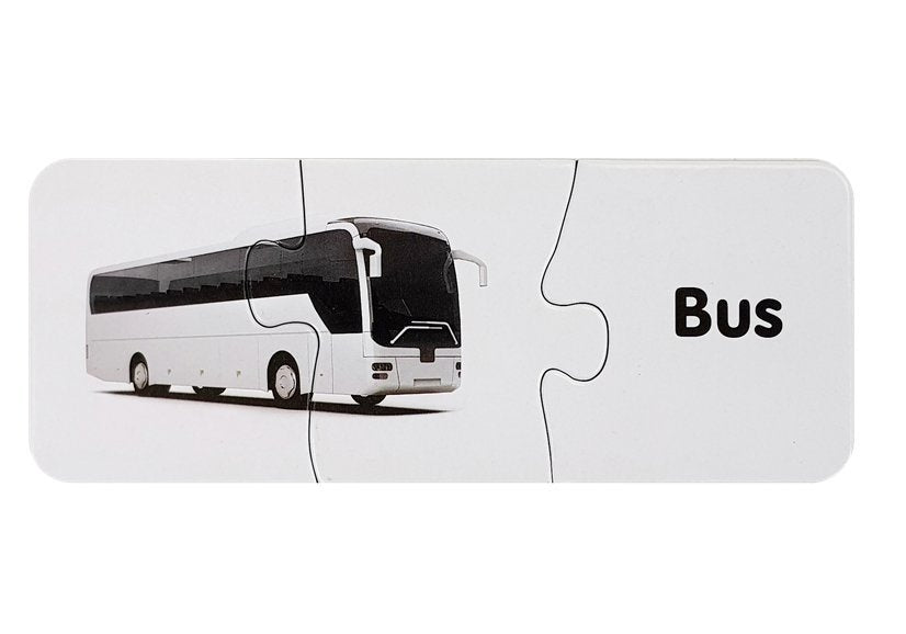 Educational Puzzle Transport Puzzle 10 Connections