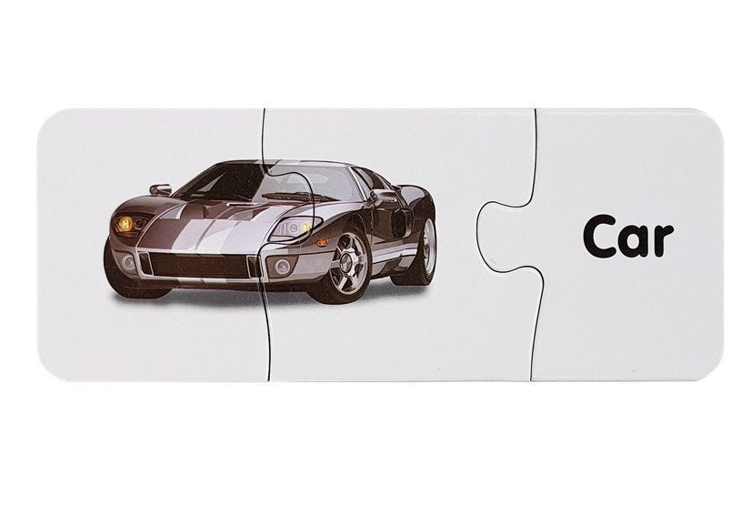 Educational Puzzle Transport Puzzle 10 Connections