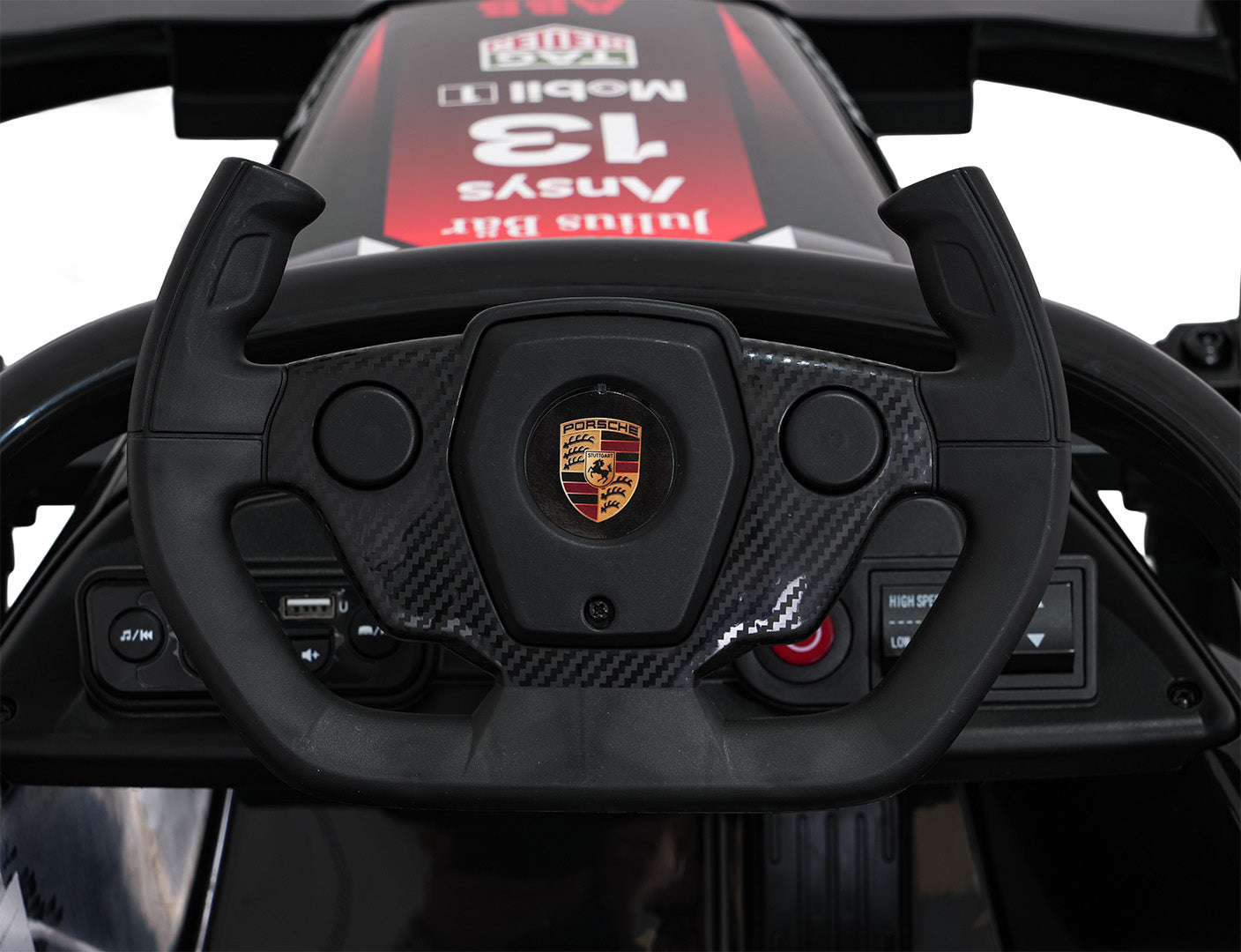 Licencirana formula na akumulator E Porsche - crveno/crni