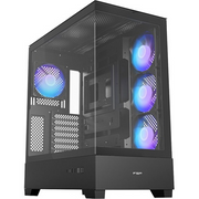 FSP M370-BA Case Midi Tower mITX, mATX, ATX (BTF) Black ARGB Crno