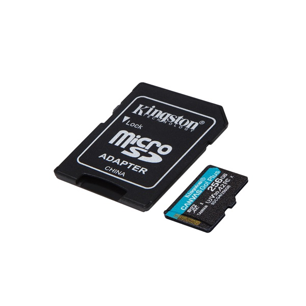 Kingston Technology Canvas Go! Plus 256 GB MicroSD UHS-I 10.razred
