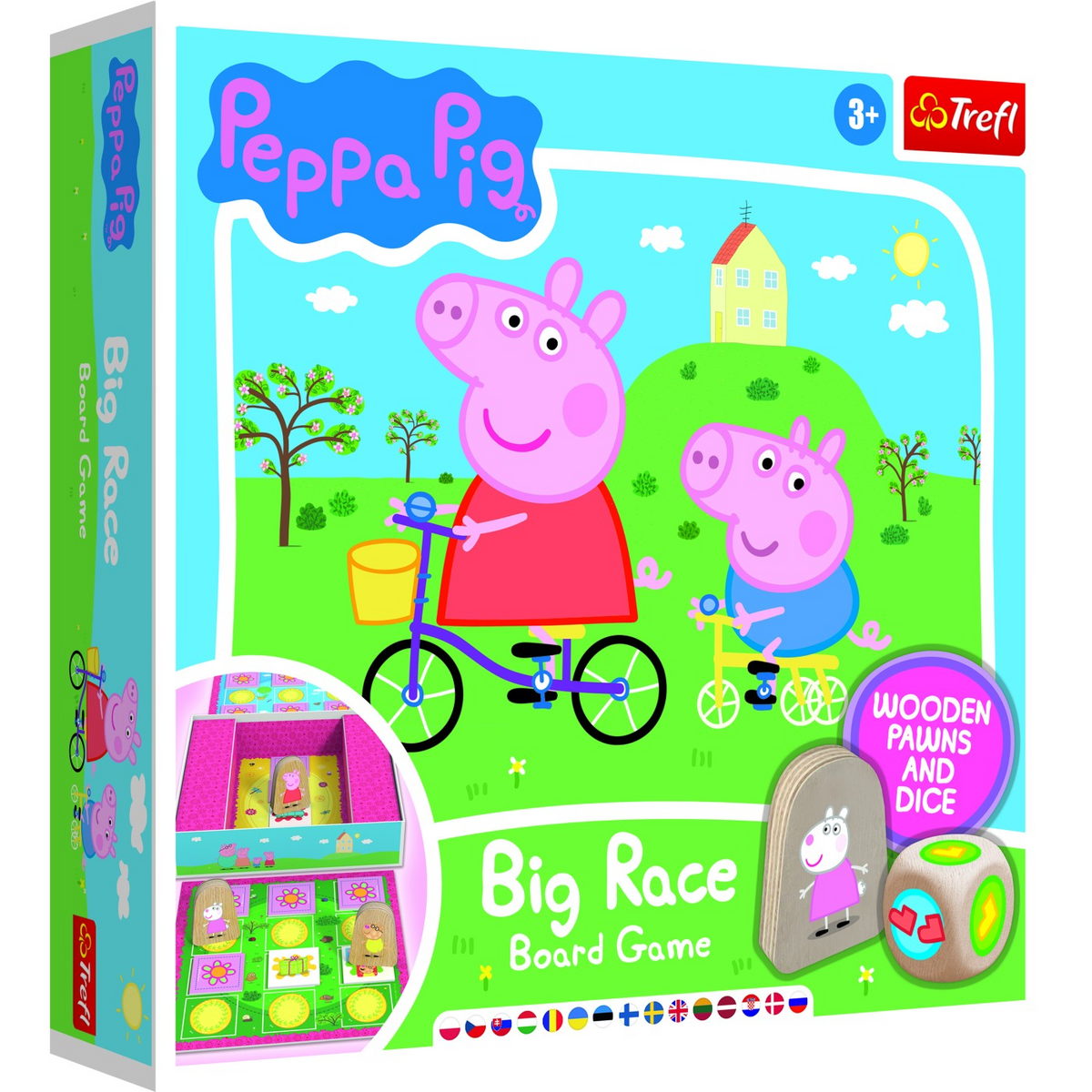 Peppa Pig Big Race Društvena igra na ploči Trka