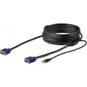 StarTech.com RKCONSUV15 KVM kabel Crno 4,6 m