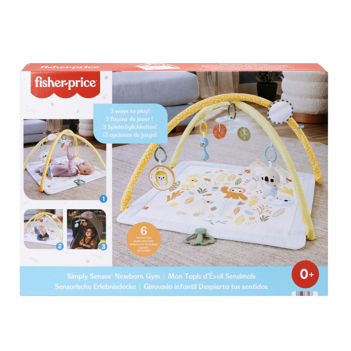 Fisher-Price JMN74 podloga za igru za bebe Tkanina, Plastika Višebojno Gimnastika za bebu